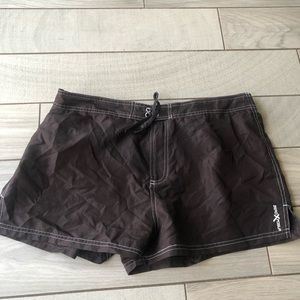 ZeroXposur brown swim shorts size 18w